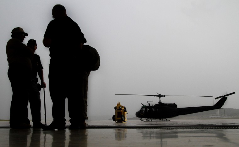 UH-1 Iroquois Huey Helicopter Retirement Airlift